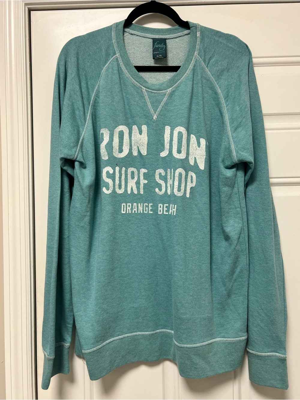 Ron Jon Light Teal Crewneck Pullover